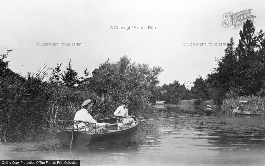 Ludham, Fishing on Womack Water 1930