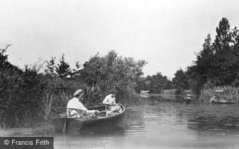 Ludham, Fishing on Womack Water 1930