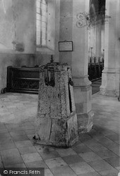Old Alms Box In Church c.1930, Ludham