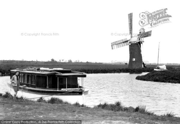 Photo of Ludham, River Ant And Windmill c.1931