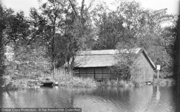 Photo of Ludham, The Old Boathouse, Womack Water c.1931