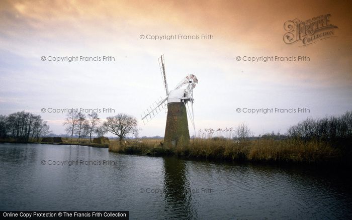 Photo of Ludham, Windmill On River Ant, Turf Fen c.1990