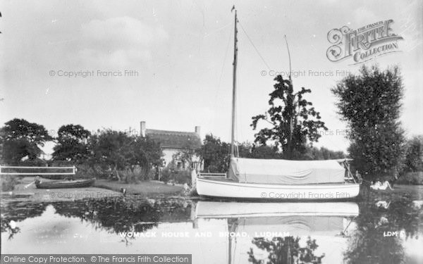 Photo of Ludham, Womack House And Broad c.1929