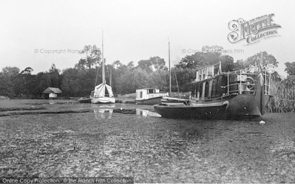 Photo of Ludham, Womack Water, The Staithe c.1930