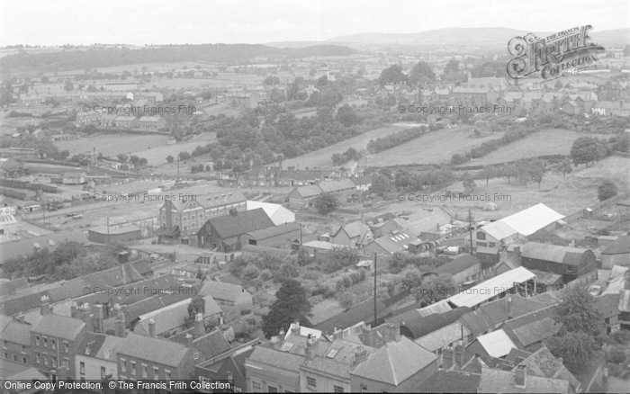 Photo of Ludlow, Aerial View From St Laurence's Parish Church 1949