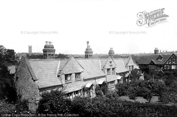 Photo of Ludlow, Almshouses 1892