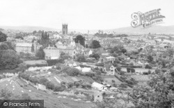 And Clee Hill From Whitcliffe c.1955, Ludlow
