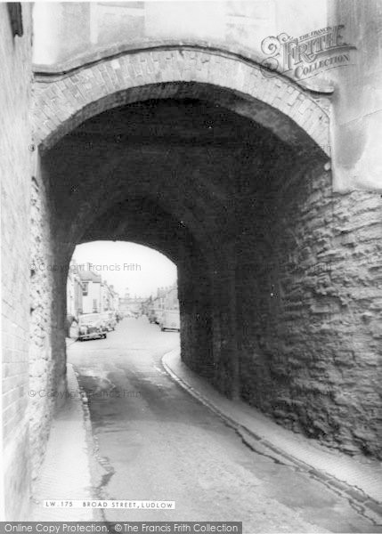 Photo of Ludlow, Broad Gate c.1965