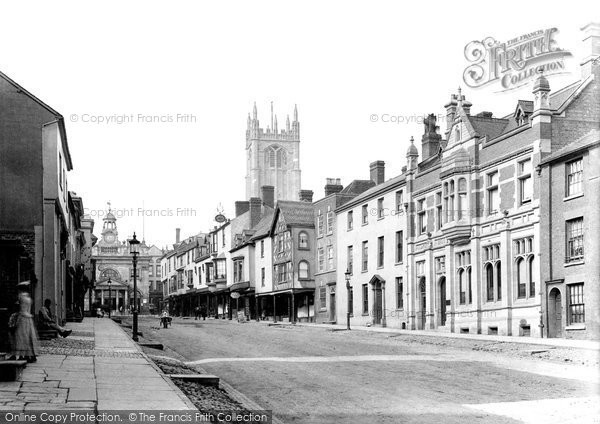 Photo of Ludlow, Broad Street 1892