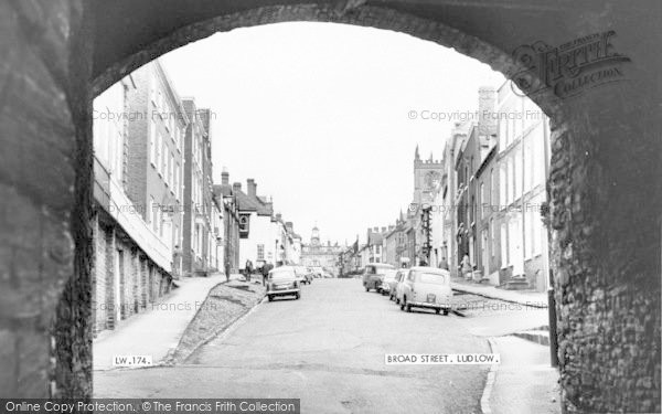 Photo of Ludlow, Broad Street c.1965
