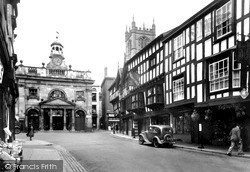 Butter Cross And Broad Street 1949, Ludlow