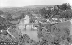 Castle And Dinham Bridge 1923, Ludlow