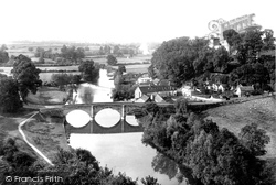Castle And River Teme 1910, Ludlow