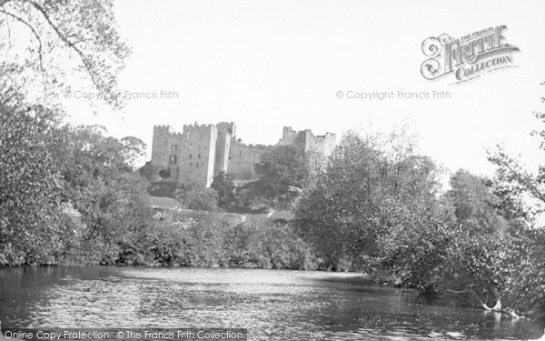 Photo of Ludlow, Castle From River 1923