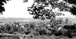 Castle From Whitcliffe Common c.1960, Ludlow