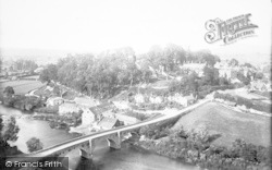 Castle Hill And Dinham Bridge 1896, Ludlow
