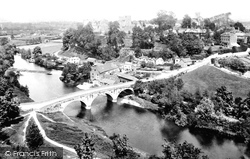 Castle Hill And Dinham Bridge 1923, Ludlow