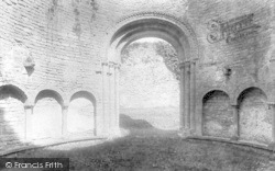 Castle, Norman Chapel 1911, Ludlow