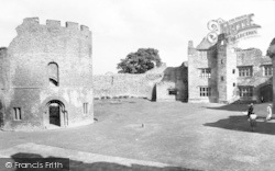 Castle, Norman Chapel And Judges Quarters c.1960, Ludlow
