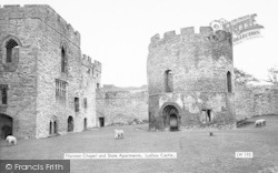 Castle, Norman Chapel And State Apartments c.1965, Ludlow