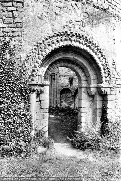 Photo of Ludlow, Castle Round Chapel Door 1892