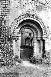 Castle Round Chapel Door 1892, Ludlow