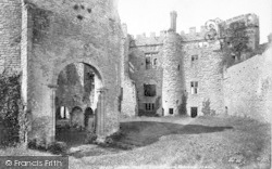 Castle, Round Chapel Entrance 1892, Ludlow