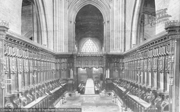 Photo of Ludlow, Church Choir West 1892