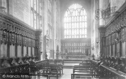 Church Interior 1903, Ludlow