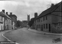 Corve Street And Fox's Almshouses 1949, Ludlow