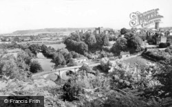 Dinham Bridge And Castle c.1960, Ludlow