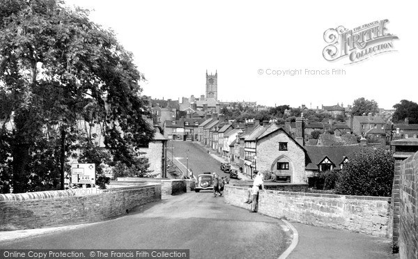 Photo of Ludlow, From The Bridge c.1955