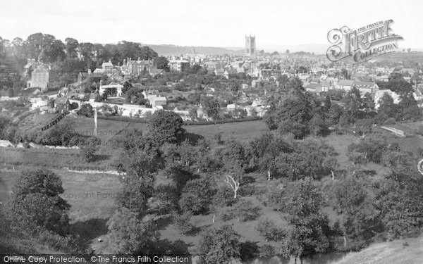 Photo of Ludlow, From Whitcliff 1892