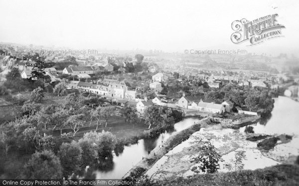 Photo of Ludlow, From Whitcliff Showing Mill Street 1892