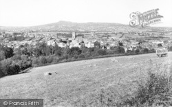 General View Showing Castle And Clee Hill c.1960, Ludlow