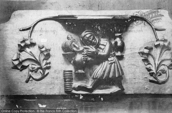 Photo of Ludlow, Parish Church, Misericord 1903