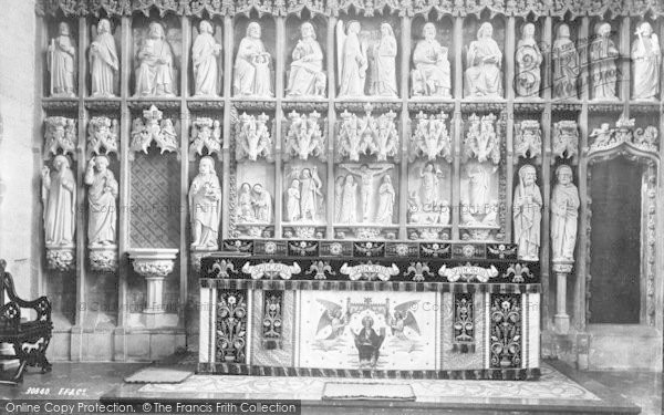 Photo of Ludlow, Parish Church Reredos 1892