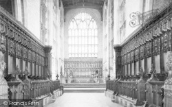 Parish Church, The Chancel c.1960, Ludlow