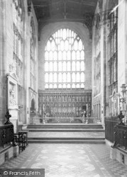 Parish Church, The High Altar c.1960, Ludlow