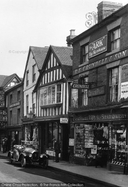 Photo of Ludlow, Shops In The Bull Ring 1925