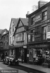 Shops In The Bull Ring 1925, Ludlow