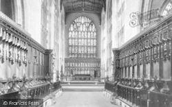 St Laurence's Church Interior 1896, Ludlow