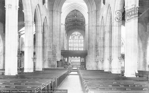 Photo of Ludlow, St Laurence's Church Interior 1904