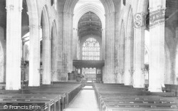 St Laurence's Church Interior 1904, Ludlow