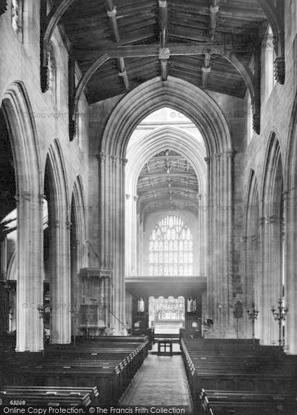 Photo of Ludlow, St Laurence's Church Interior 1911