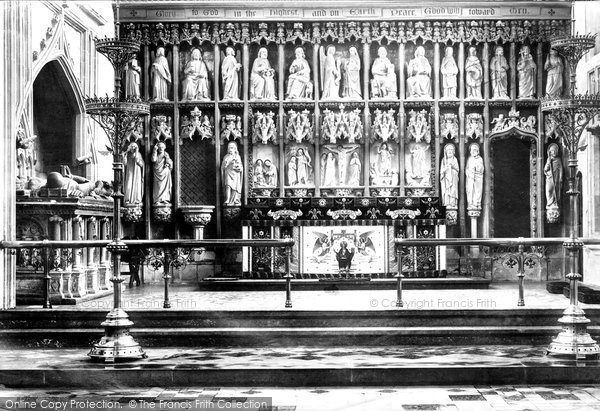 Photo of Ludlow, St Laurence's Church Reredos 1892