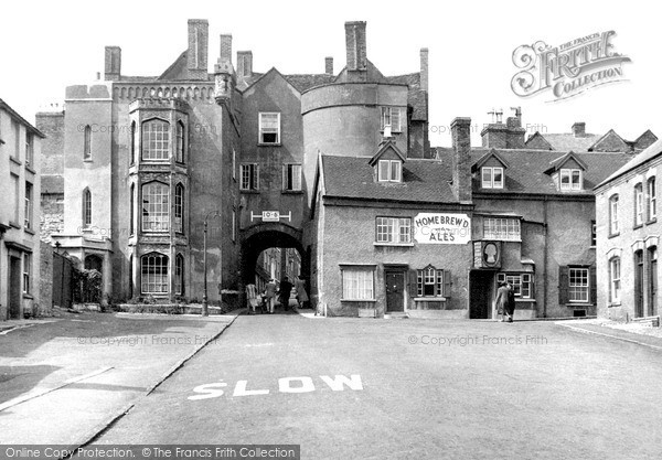 Photo of Ludlow, The Broad Gate c.1955