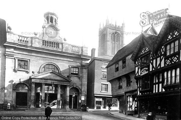 Photo of Ludlow, The Butter Cross And St Laurence's Church 1892