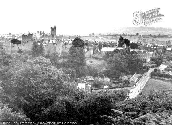 Photo of Ludlow, The Castle And Clee Hill From Whitecliff 1949