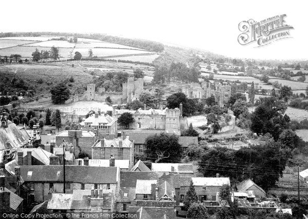 Photo of Ludlow, The Castle From The Church Tower 1949